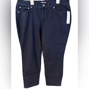 Encore By Idina Menzel Skinny Stretch Ankle Jeans Size 16P, Dark Wash, NWT